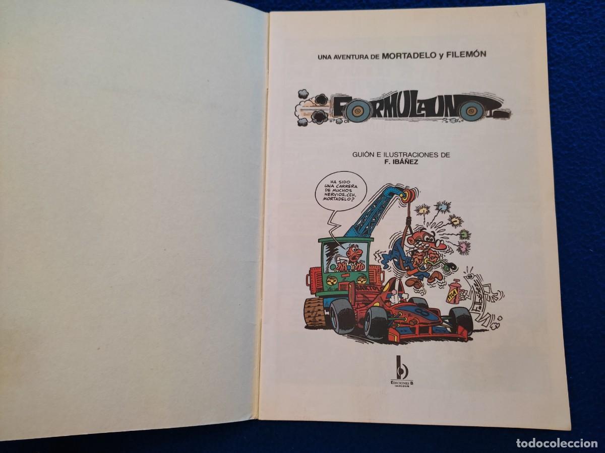 Libros de segunda mano: Mortadelo y Filem&oacute;n F&oacute;rmula 1 Ediciones B,S.A. 2003 - Foto 3