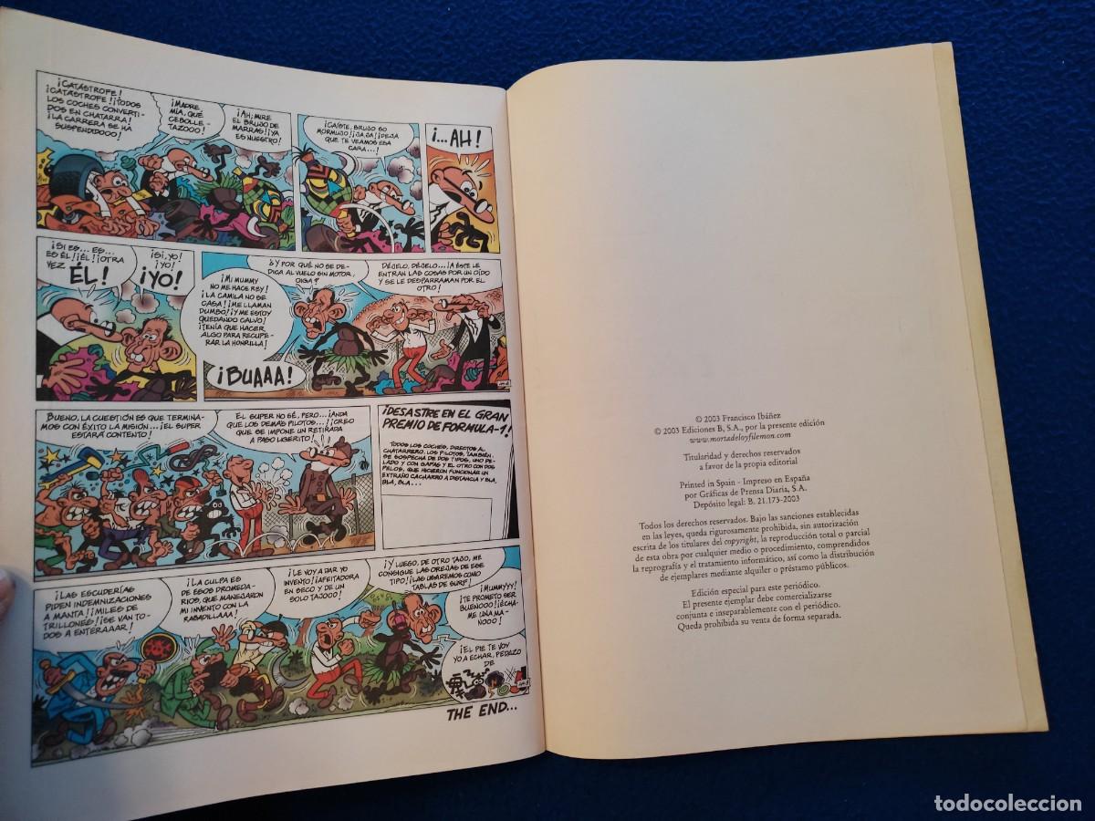 Libros de segunda mano: Mortadelo y Filem&oacute;n F&oacute;rmula 1 Ediciones B,S.A. 2003 - Foto 5