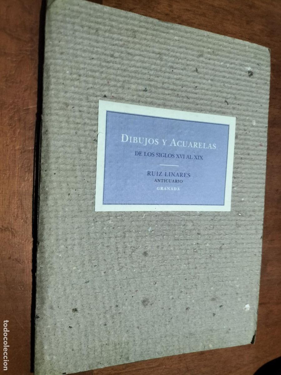 Gebrauchte B&uuml;cher: DIBUJOS Y ACUARELAS DE LOS SIGLOS XVI AL XIX. RUIZ LINARES. GRANADA. BUEN ESTADO. GRAPA e14 5