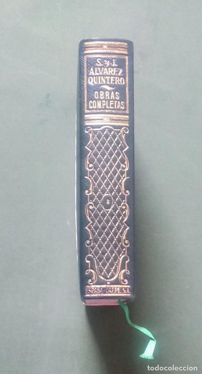 Libros de segunda mano: OBRAS COMPLETAS - VOL. 2 - &Aacute;LVAREZ QUINTERO - ESPASA CALPE 1947. - Foto 1