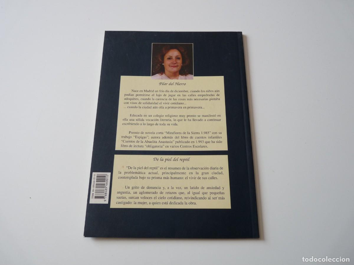 Libros de segunda mano: DE LA PIEL DEL REPTIL de PILAR DEL HIERRO REF: C4 - Foto 2