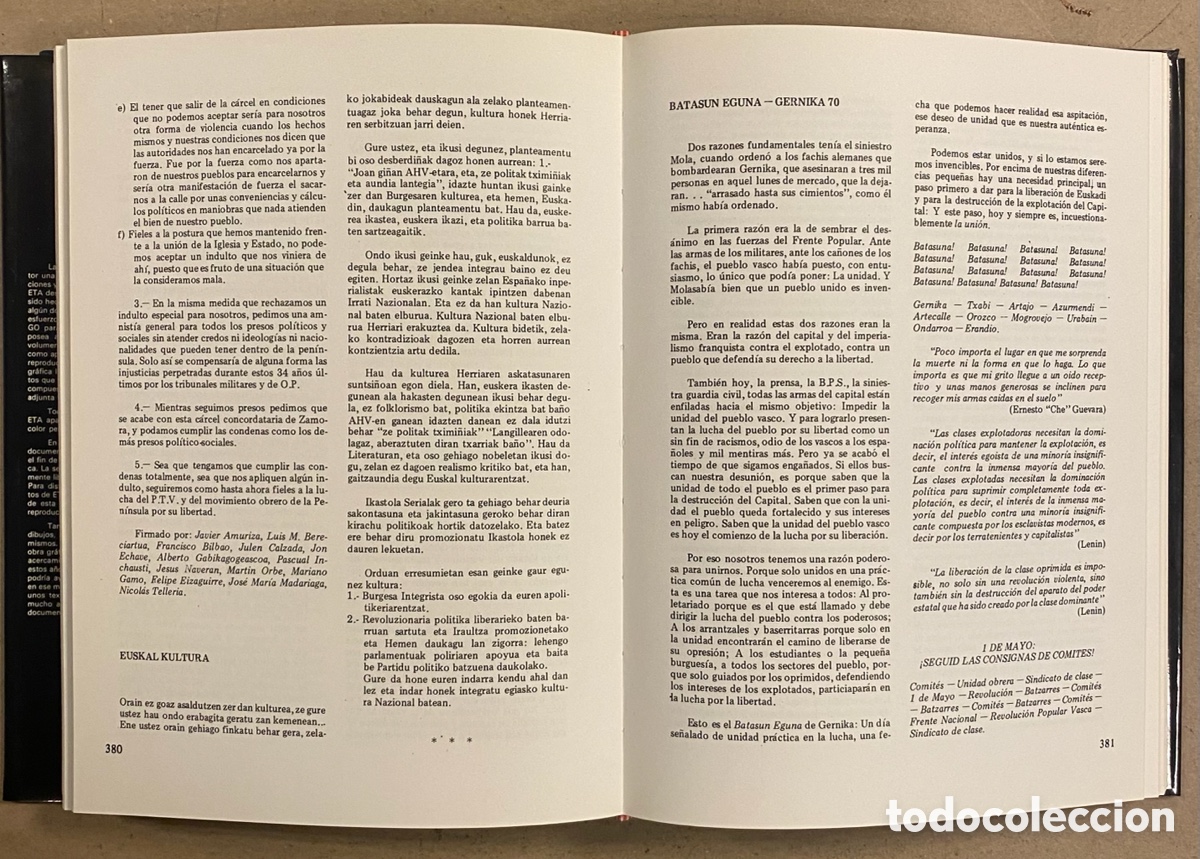 Libros de segunda mano: DOCUMENTOS Y - DOCUMENTOS DE ETA. TOMO 8.: CORRESPONDIENTE AL A&Ntilde;O 1968. HORDAGO EDITORIAL LUR - Foto 9