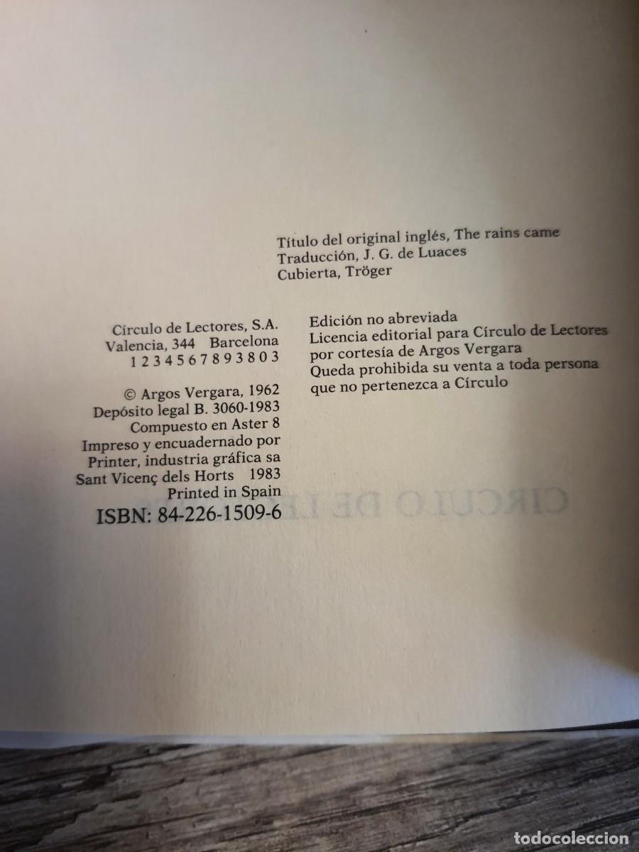 Libros de segunda mano: VINIERON LAS LLUVIAS LOUIS BROMFIELD - Foto 4