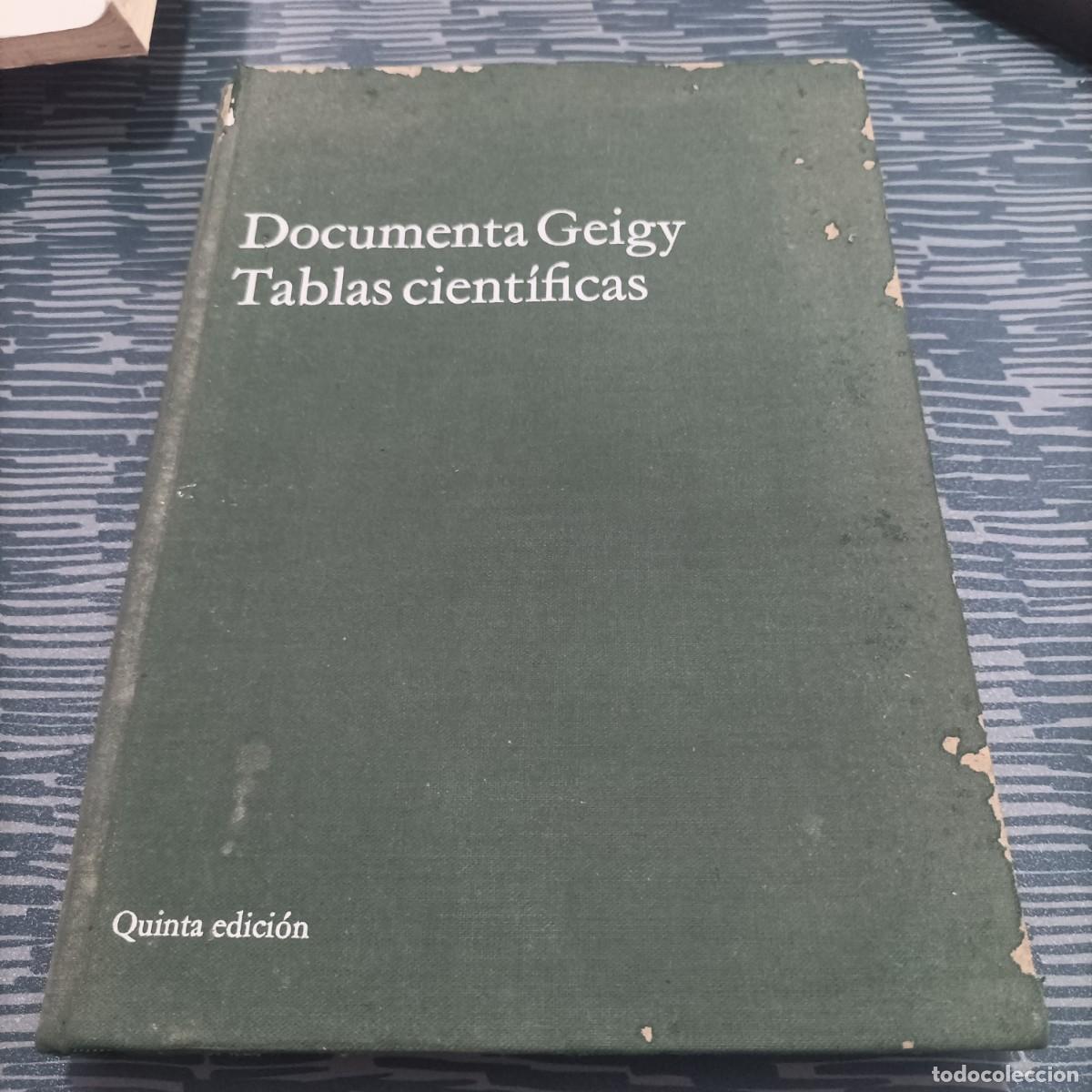 Libros de segunda mano: DOCUMENTA GEIGY,TABLAS CIENTIFICAS,444 PAG MAS ANEXO. - Foto 1