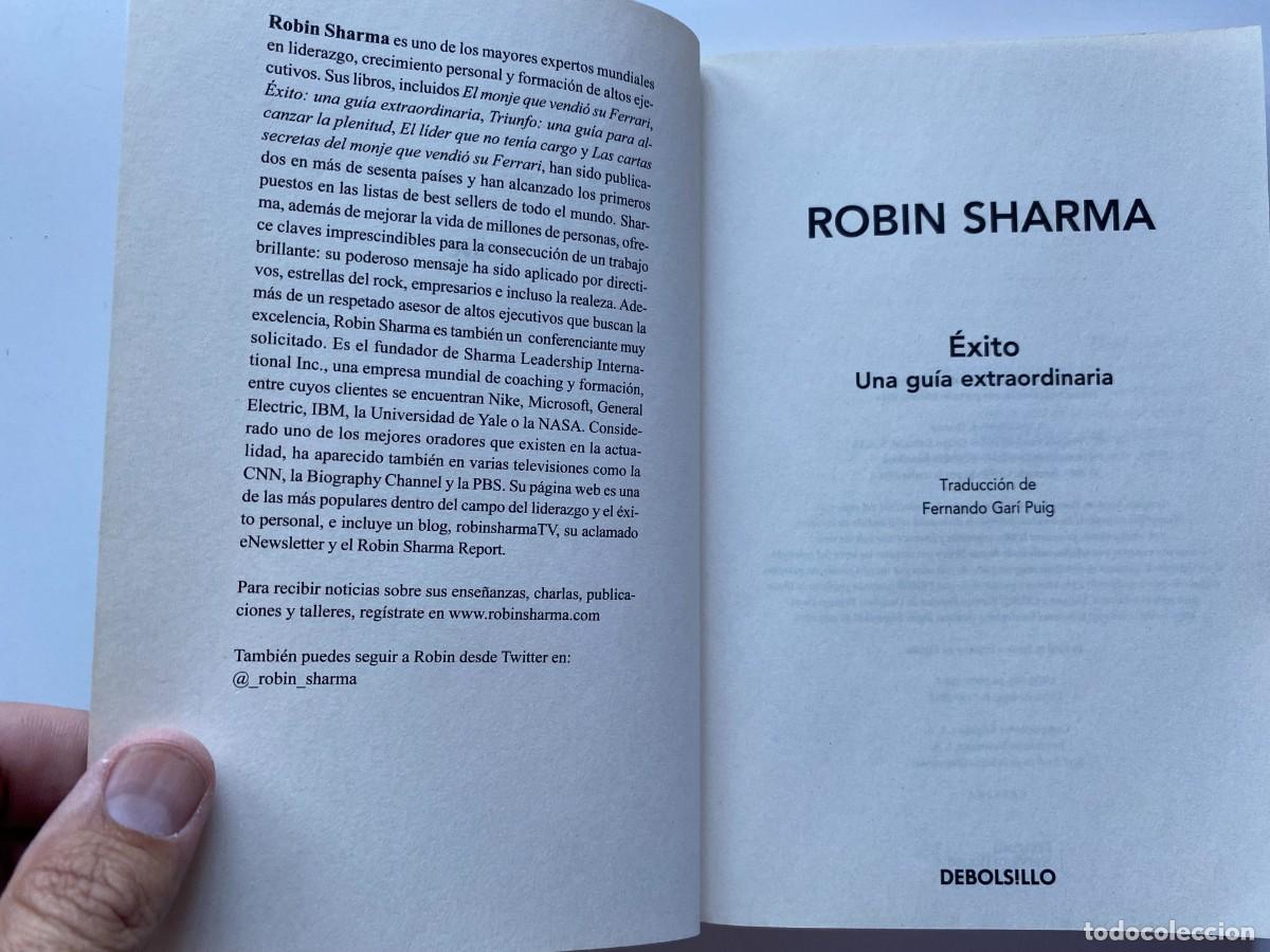 Libros de segunda mano: &Eacute;XITO. UNA GU&Iacute;A EXTRAORDINARIA - SHARMA,ROBIN - Foto 4