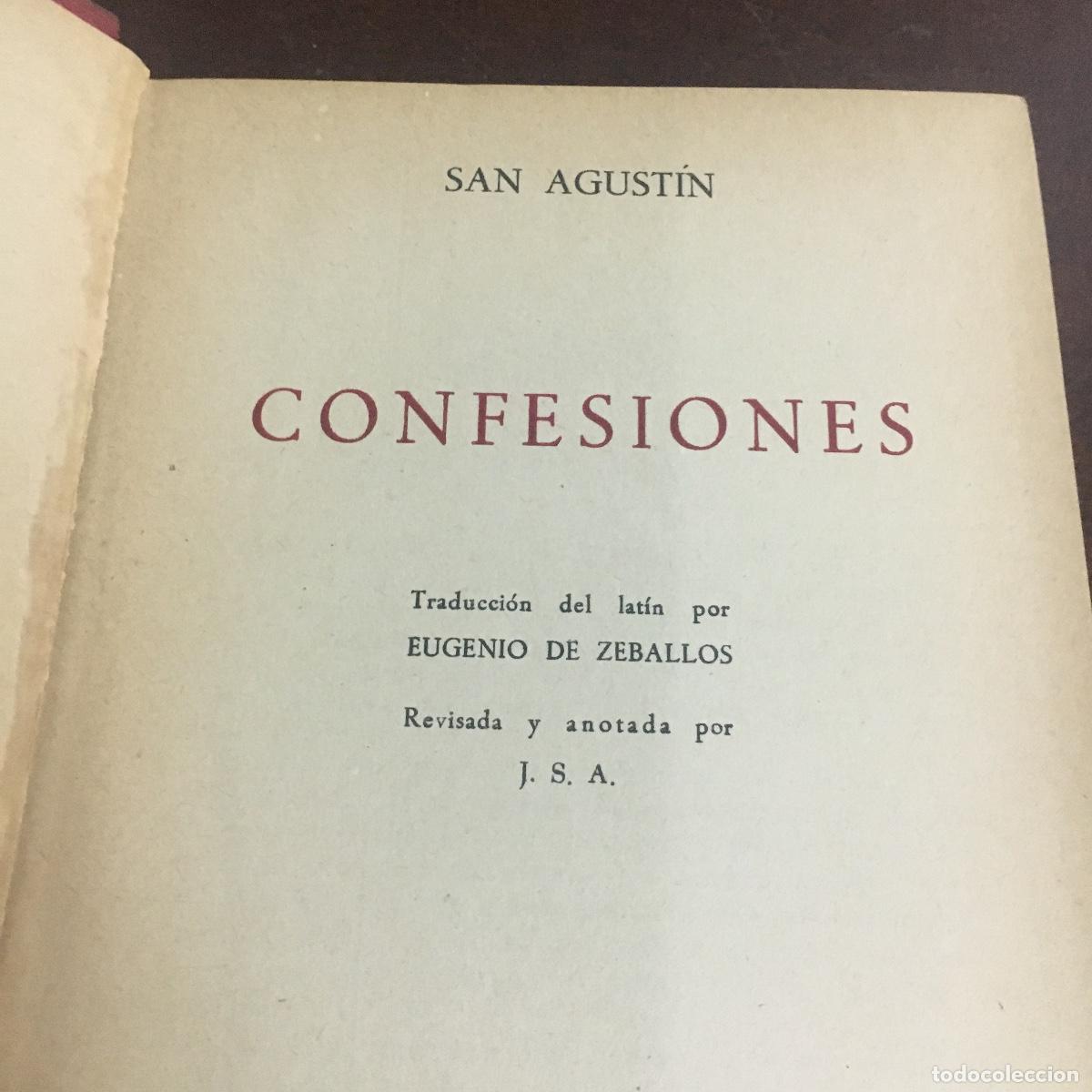 Libros de segunda mano: CONFESIONES. - SAN AGUST&Iacute;N. REF: 790 - Foto 2