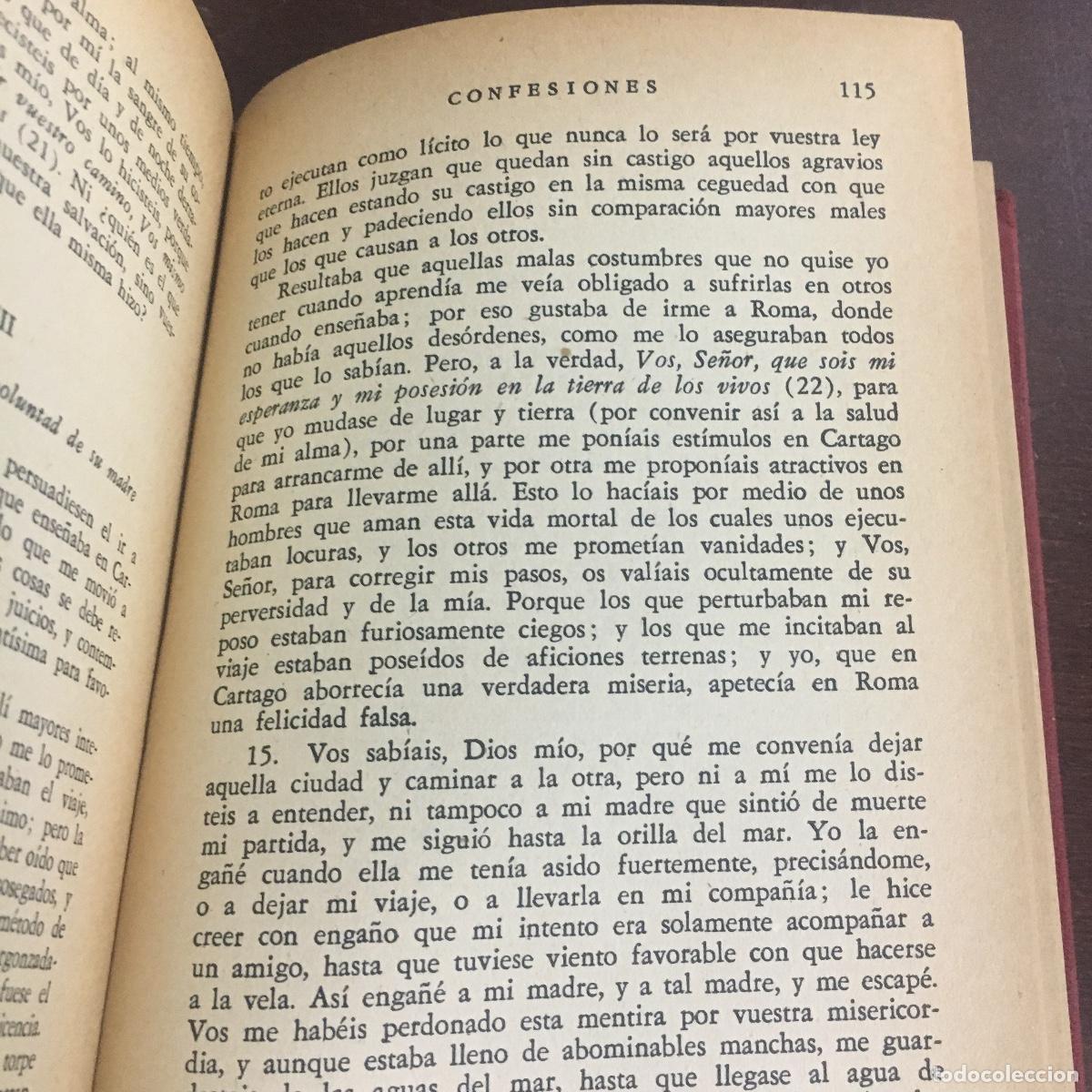 Libros de segunda mano: CONFESIONES. - SAN AGUST&Iacute;N. REF: 790 - Foto 3