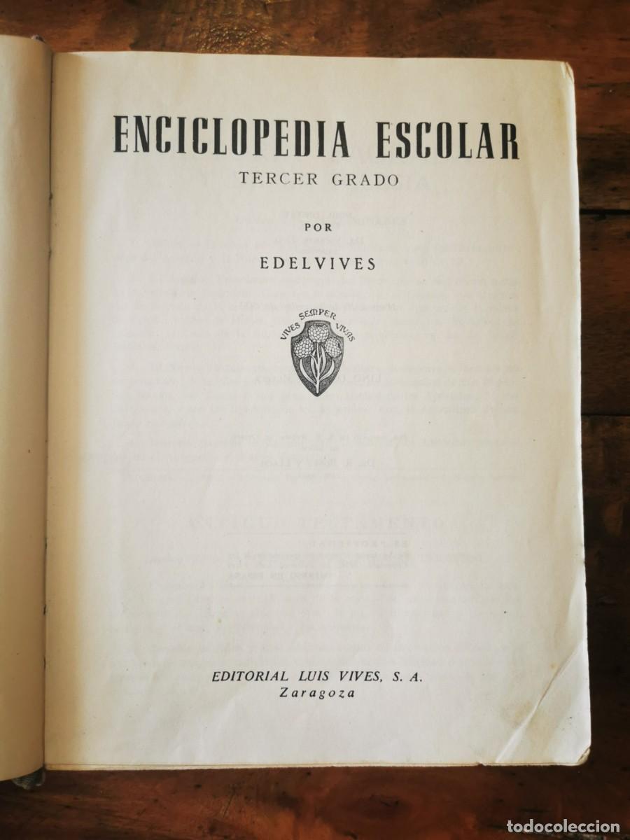 Libros de segunda mano: EDELVIVES. Enciclopedia escolar. Tercer Grado - Foto 2