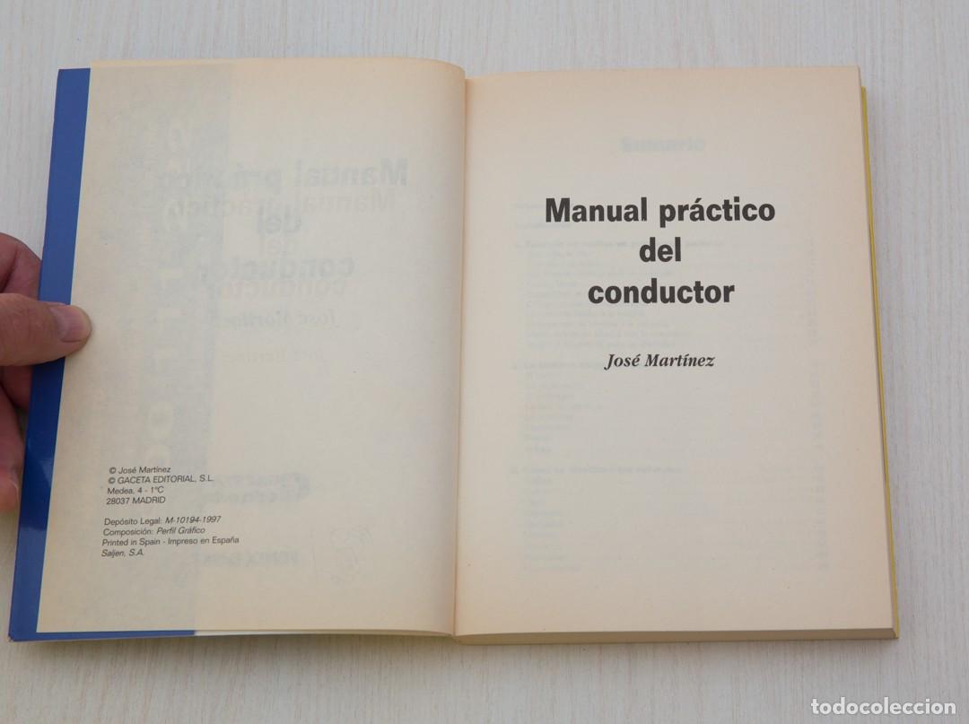 Libros de segunda mano: Manual Pr&aacute;ctico del conductor - Foto 2