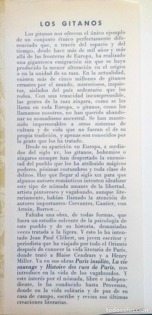 Libros de segunda mano: LOS GITANOS - J. P. CREBERT - 1&ordf; EDICION 1965 - Foto 3