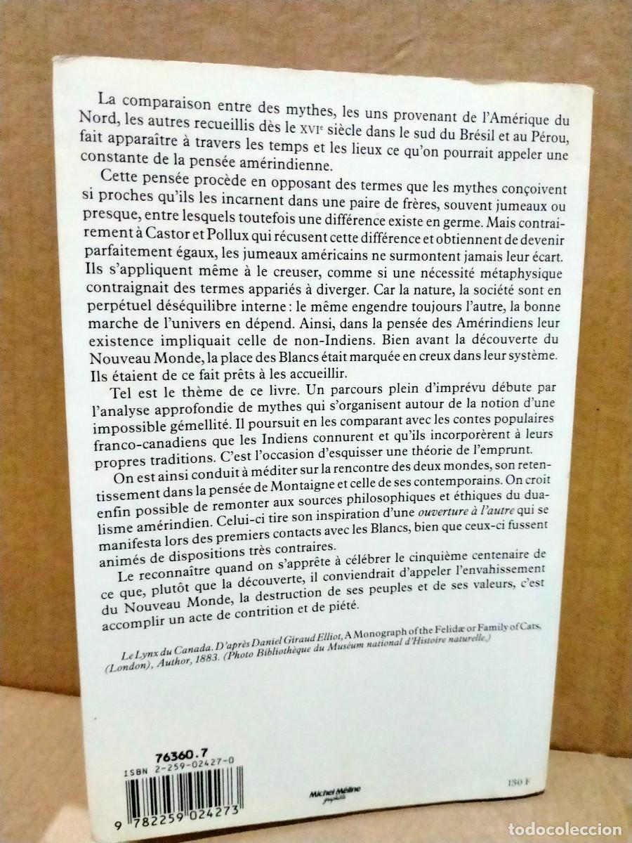 Libros de segunda mano: CLAUDE L&Eacute;VI-STRAUSS. HISTOIRE DE LYNX .PLON - Foto 8