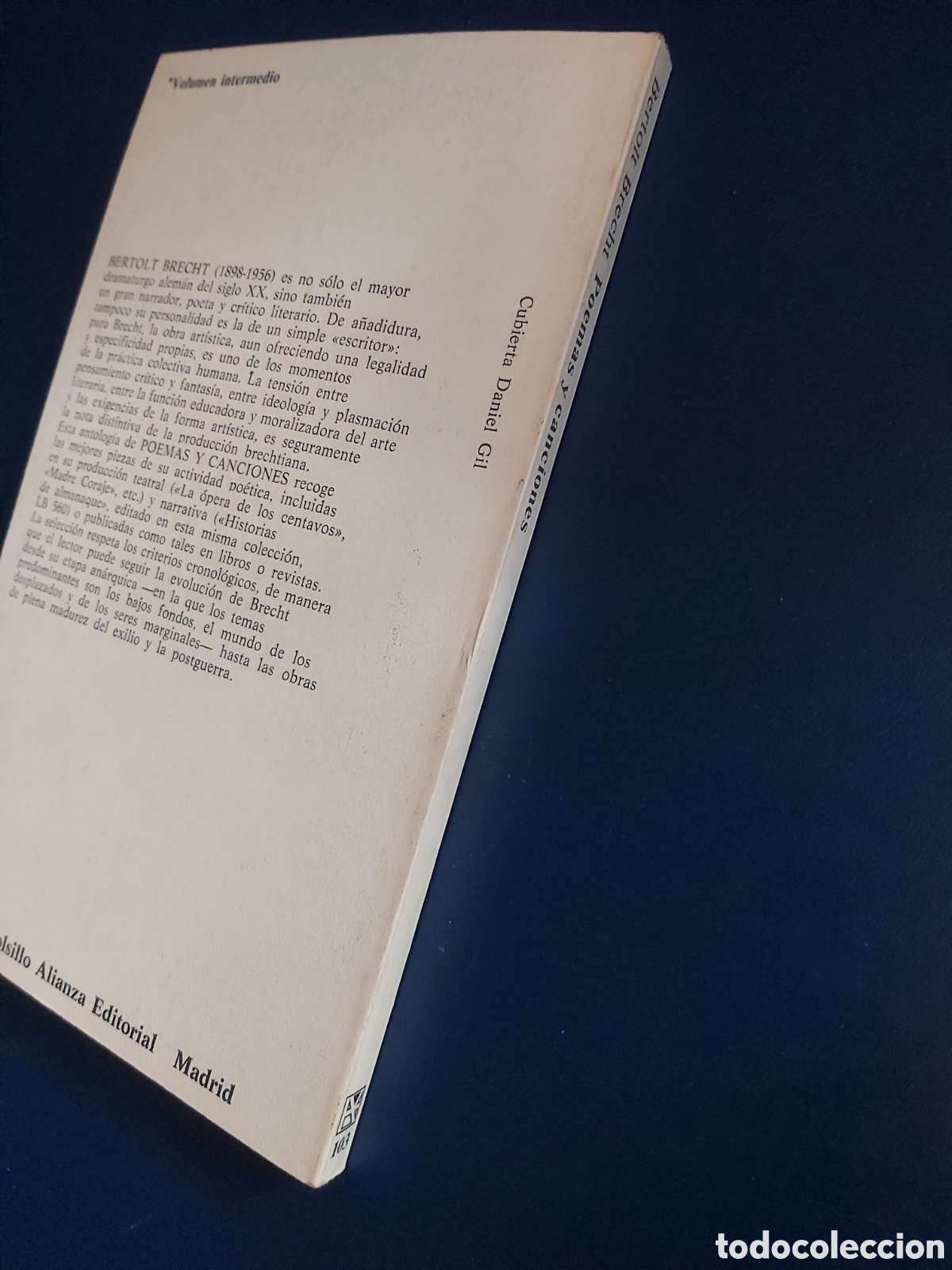 Libros de segunda mano: POEMAS Y CANCIONES # BERTOLT BRECHT # ALIANZA EDITORIAL 1979 - Foto 2