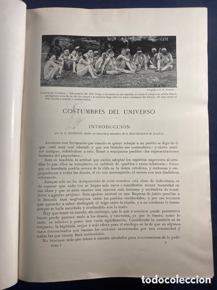 Libros de segunda mano: Costumbres del universo. Montaner y Simon. Barcelona - Foto 3