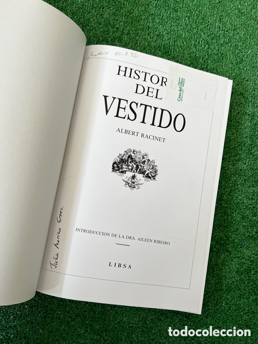 Libros de segunda mano: Historia del vestido, Albert Racinet - Foto 3