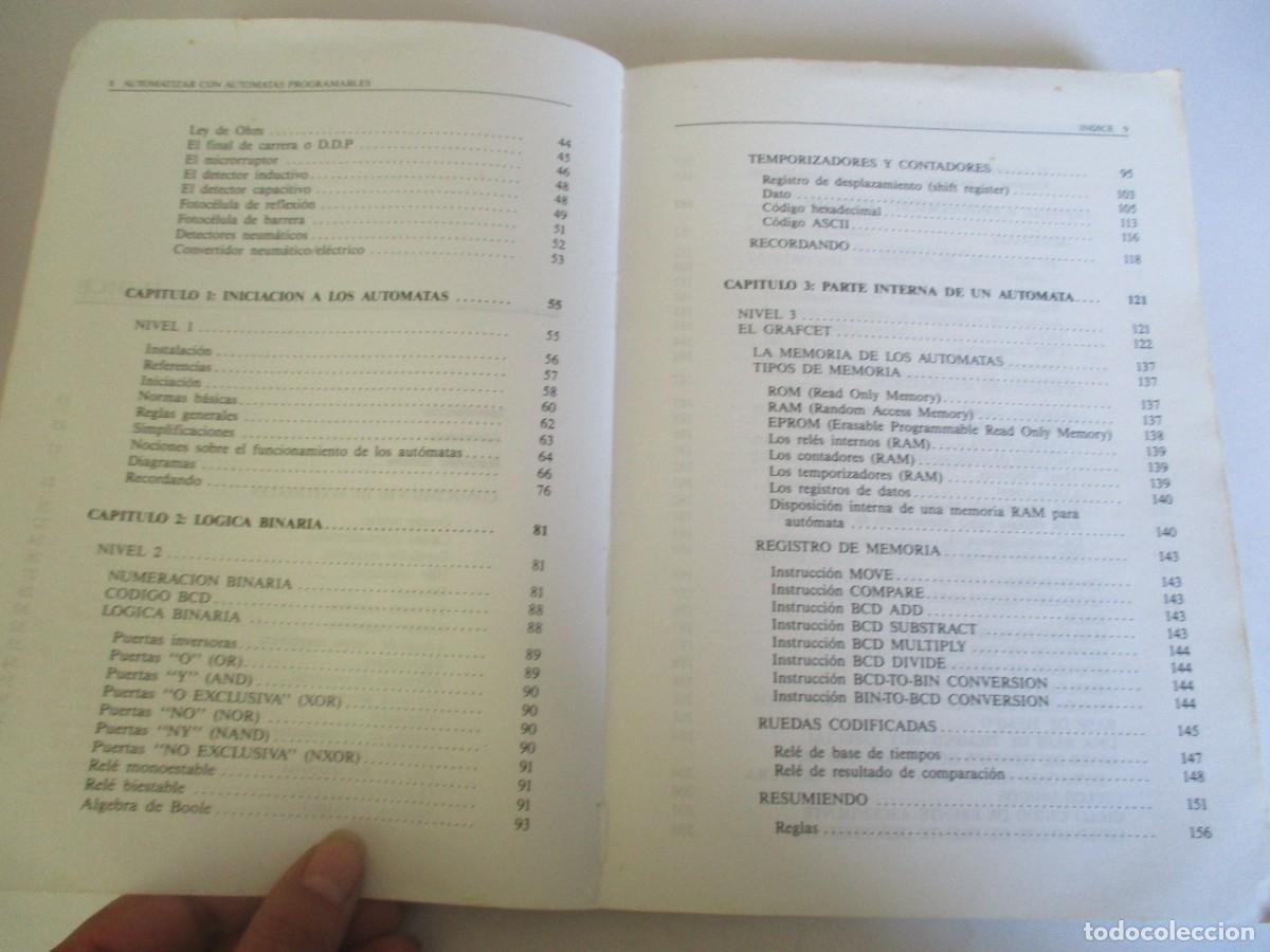 Libros de segunda mano: VICTORIANO A. MART&Iacute;NEZ S&Aacute;NCHEZ Automatizar con aut&oacute;matas programables W20833 - Foto 3