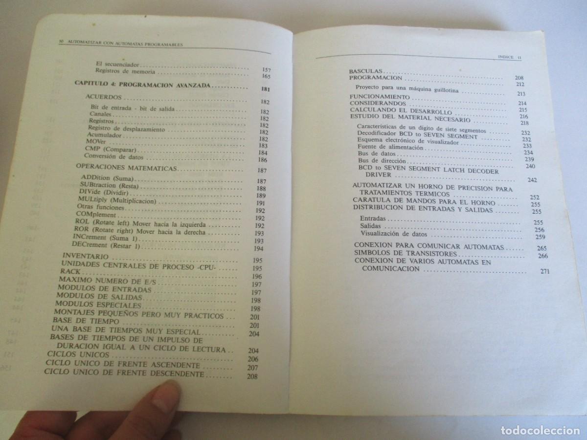 Libros de segunda mano: VICTORIANO A. MART&Iacute;NEZ S&Aacute;NCHEZ Automatizar con aut&oacute;matas programables W20833 - Foto 4