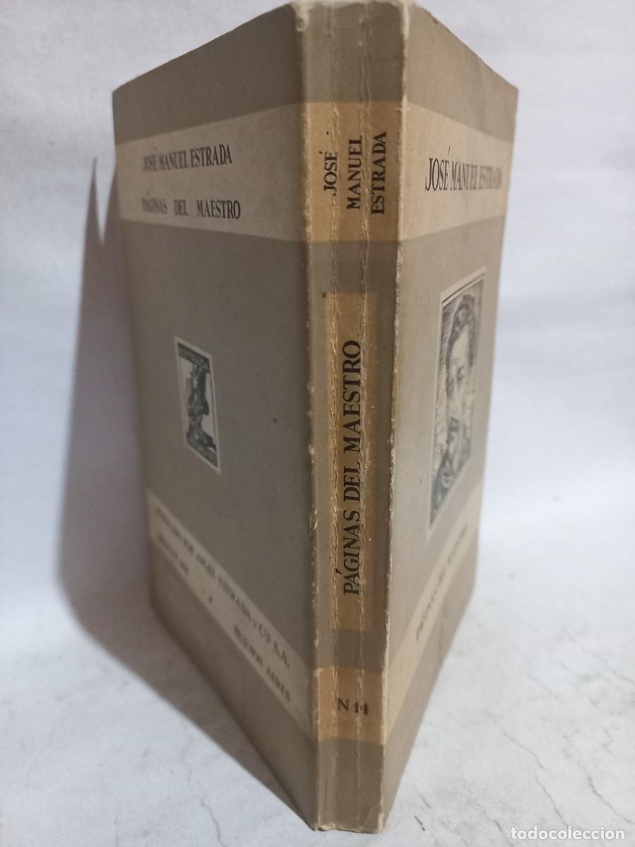 Libros de segunda mano: Jos&eacute; Manuel Estrada - P&aacute;ginas del Maestro - 1941 - Foto 2