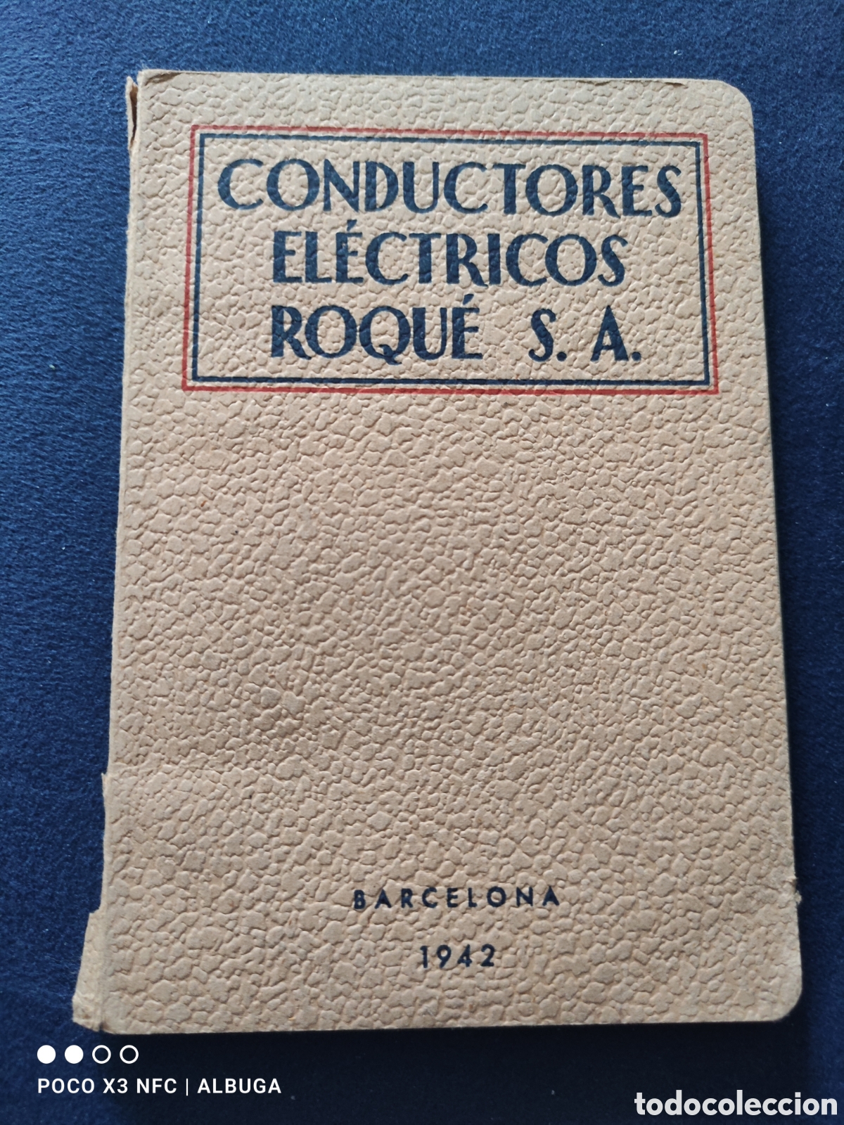 Libros de segunda mano: Conductores el&eacute;ctricos Roqu&eacute; S. A. 1942 - Foto 1