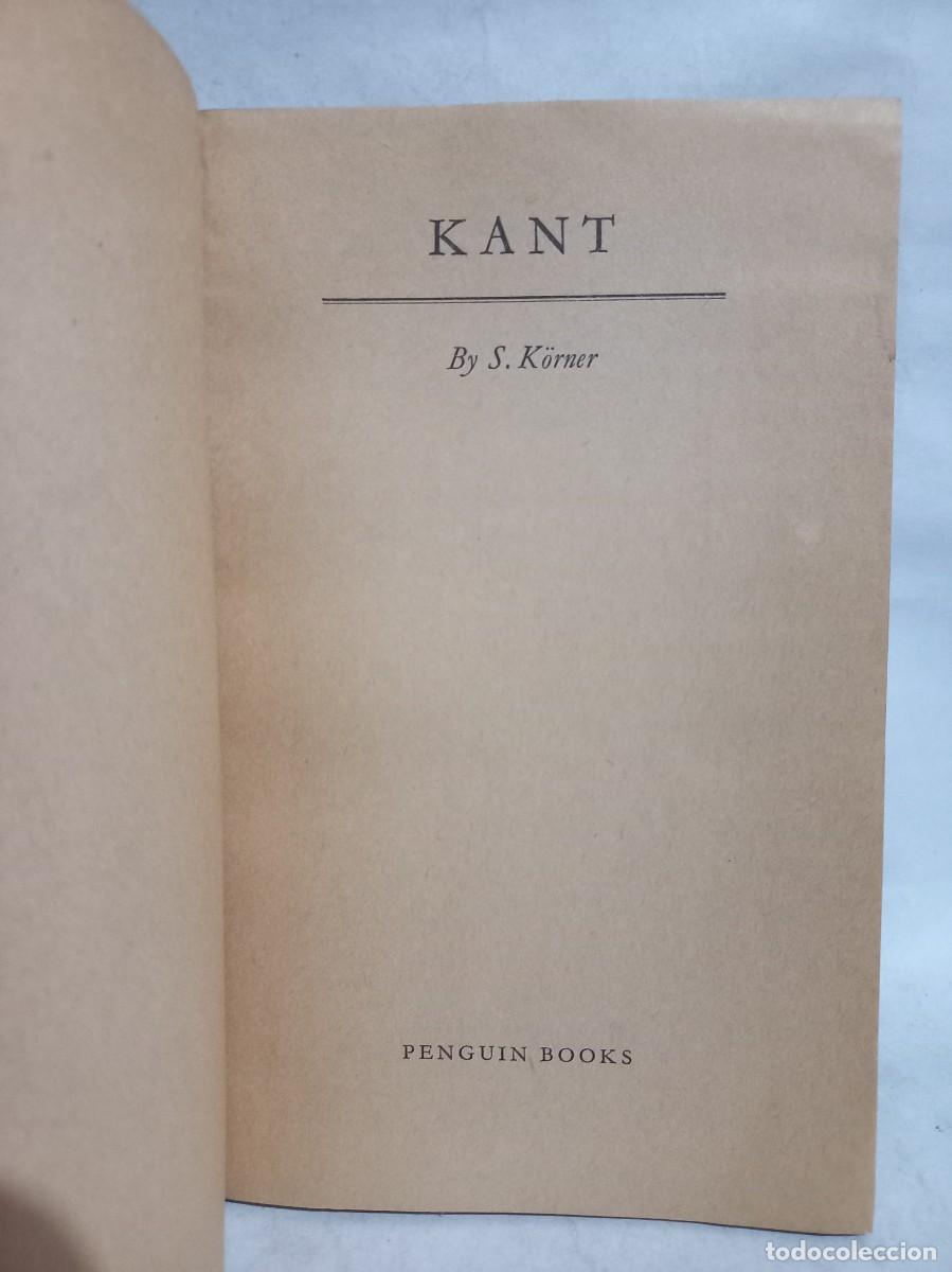 Libros de segunda mano: S. K&ouml;rner - Kant - 1960 - Foto 3