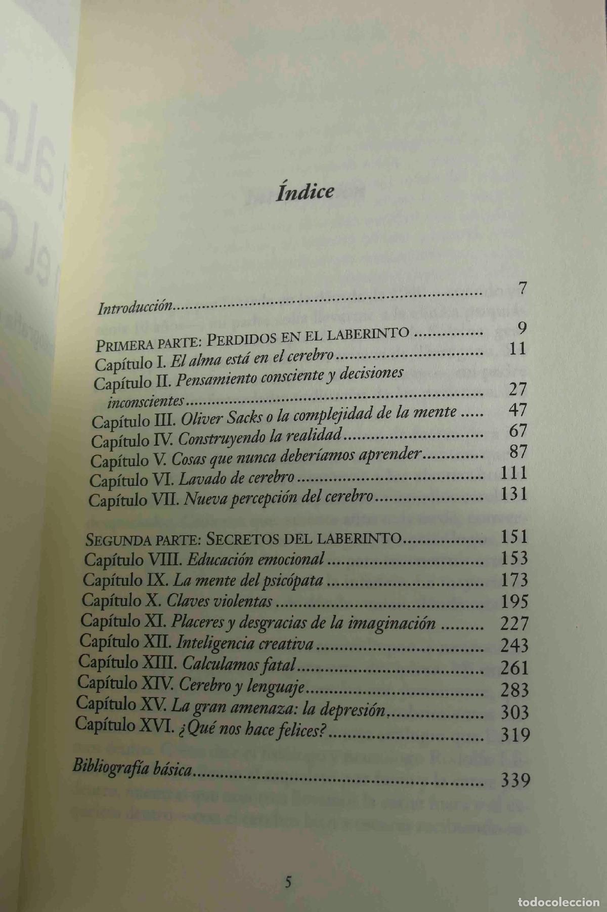 Libros de segunda mano: El alma est&aacute; en el cerebro. Eduardo Punset - Foto 2