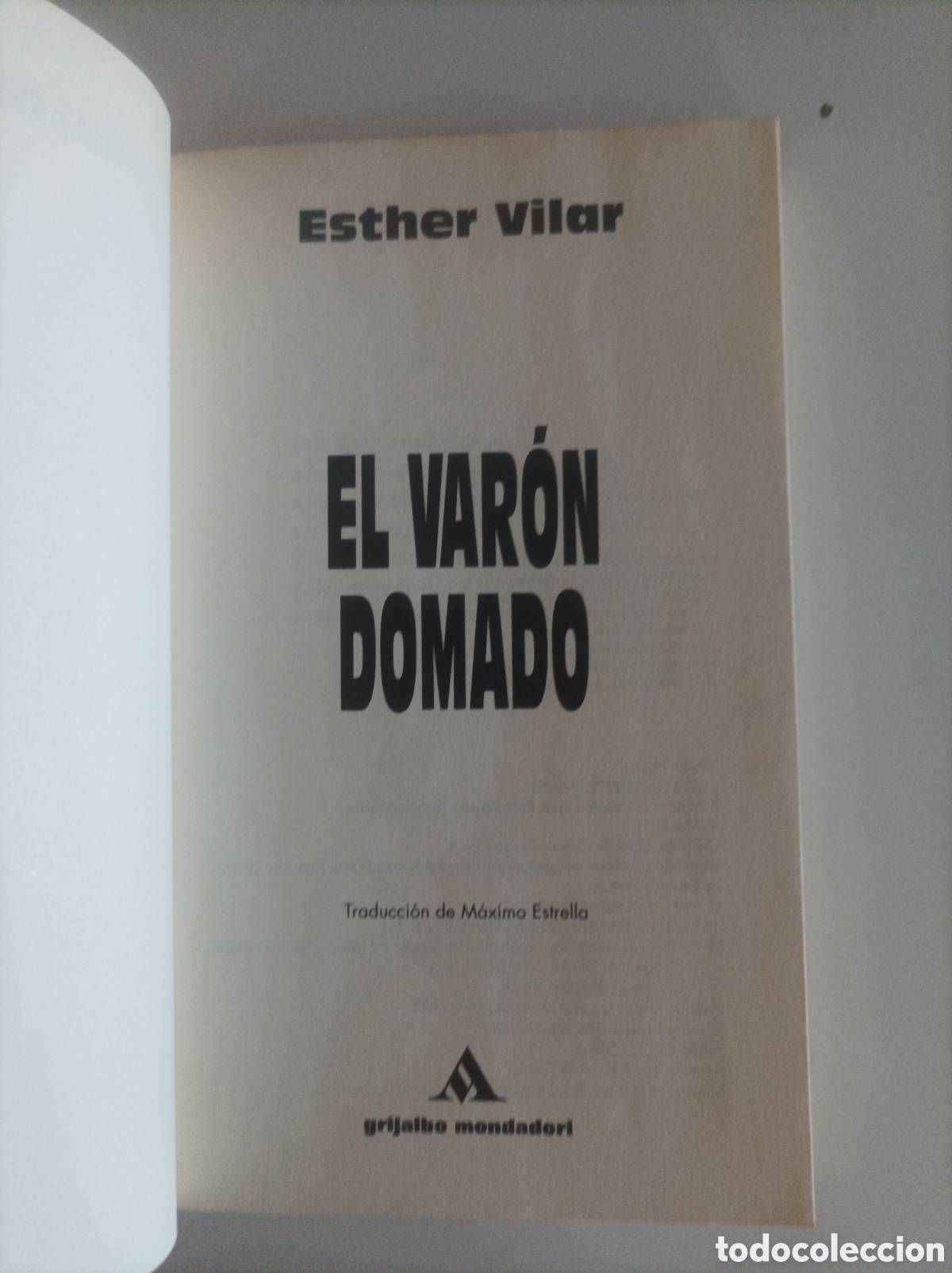 Libros de segunda mano: El var&oacute;n domado / Esther Vilar - Foto 2