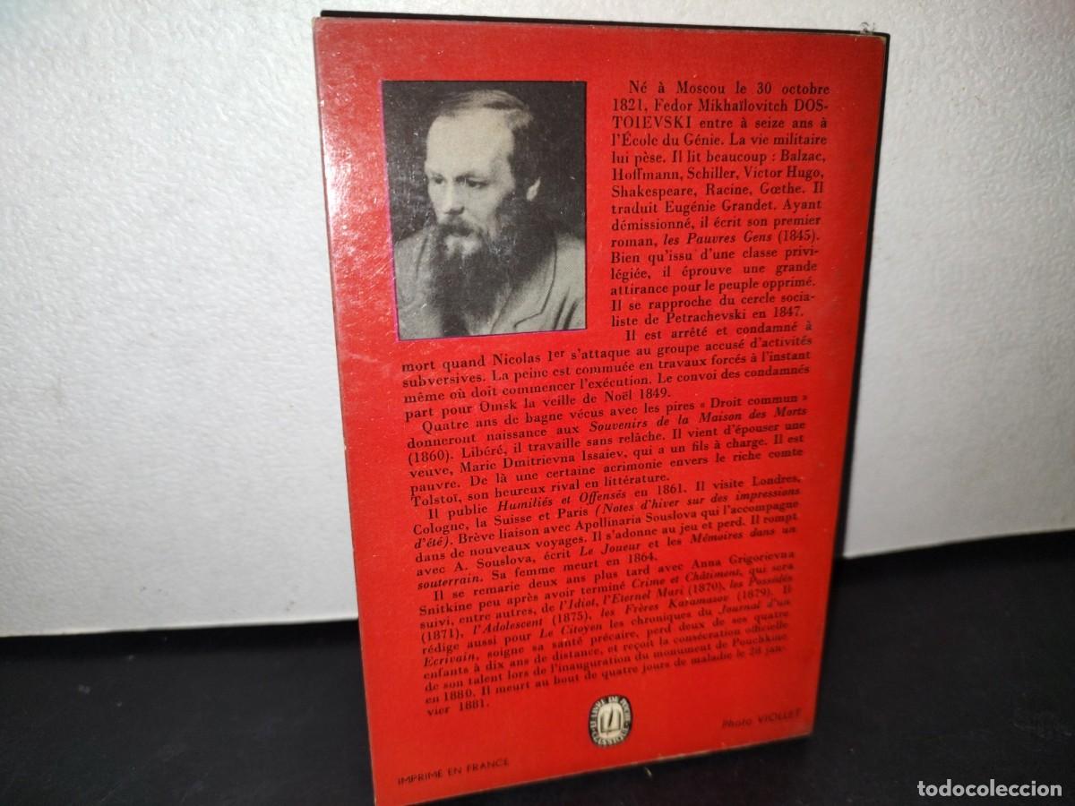Libros de segunda mano: 18- FRANC&Eacute;S. LETERNEL MARI - DOSTOIEVSKI - 1958 - Foto 3