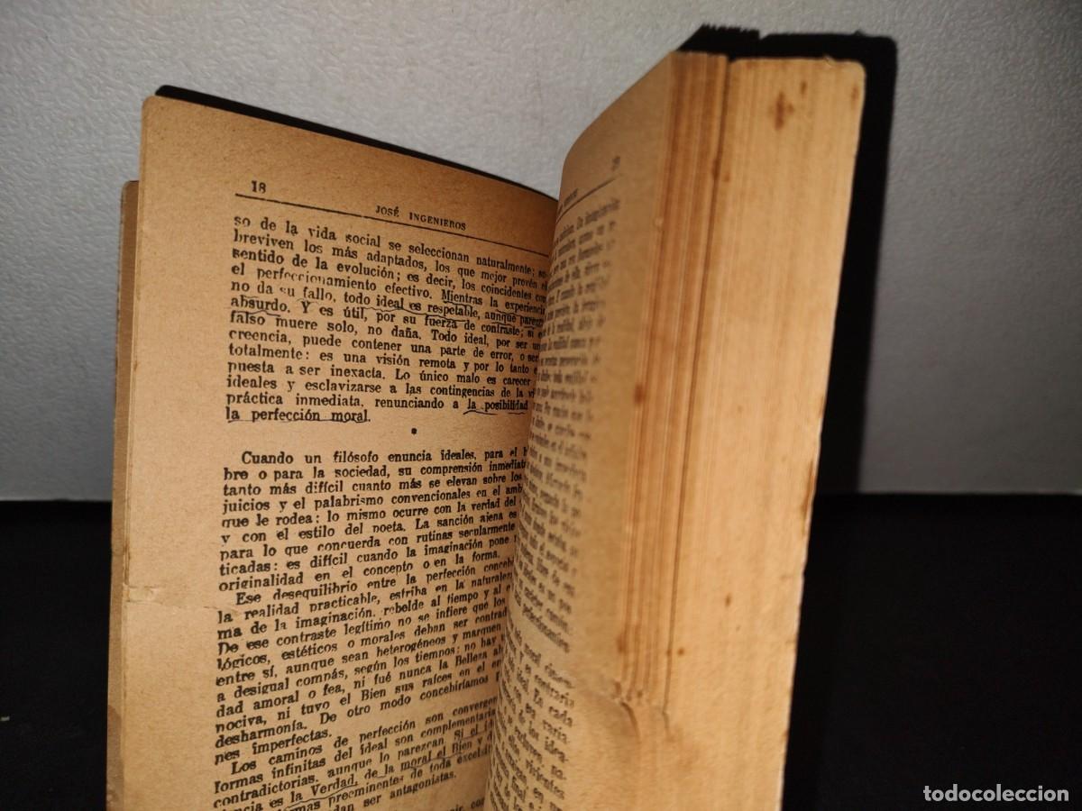 Libros de segunda mano: 18- EL HOMBRE MEDIOCRE - JOS&Eacute; INGENIEROS - 1972 - Foto 7