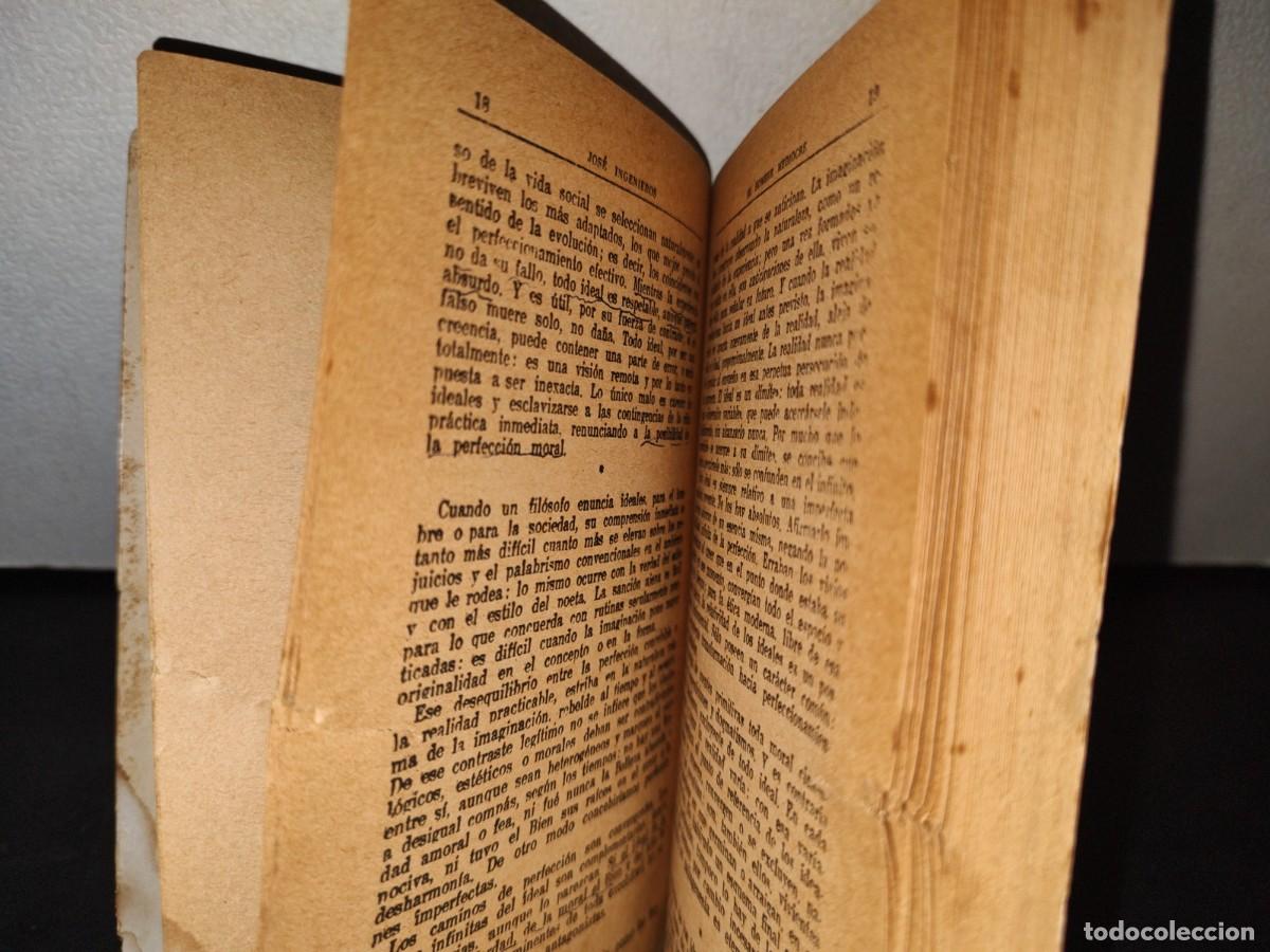Libros de segunda mano: 18- EL HOMBRE MEDIOCRE - JOS&Eacute; INGENIEROS - 1972 - Foto 9