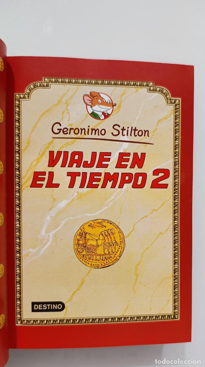 Libros de segunda mano: Viaje en el tiempo 2 | Stilton, Geronimo | Editorial Planeta, 2011 (1&ordf; ed.) - Foto 2