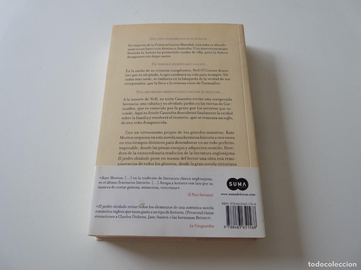 Libros de segunda mano: EL JARD&Iacute;N OLVIDADO de KATE MORTON REF: C10 - Foto 2