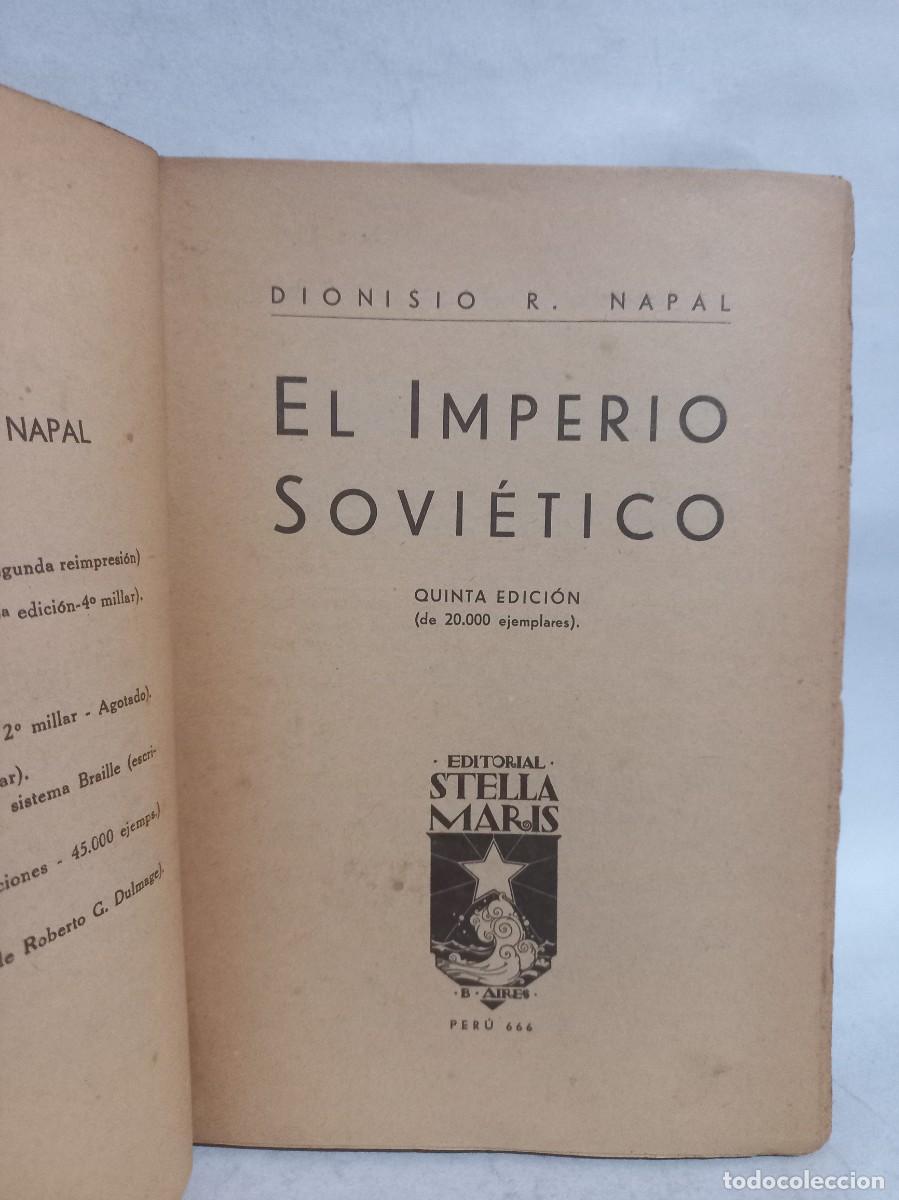 Libros de segunda mano: Dionisio R. Napal - El Imperio Sovi&eacute;tico - 1933 - Foto 3