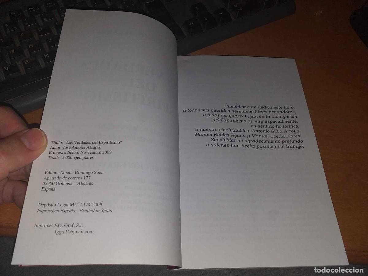 Libros de segunda mano: Libro: LAS VERDADES DEL ESPIRITISMO - Jos&eacute; Aniorte Alcaraz - Foto 3
