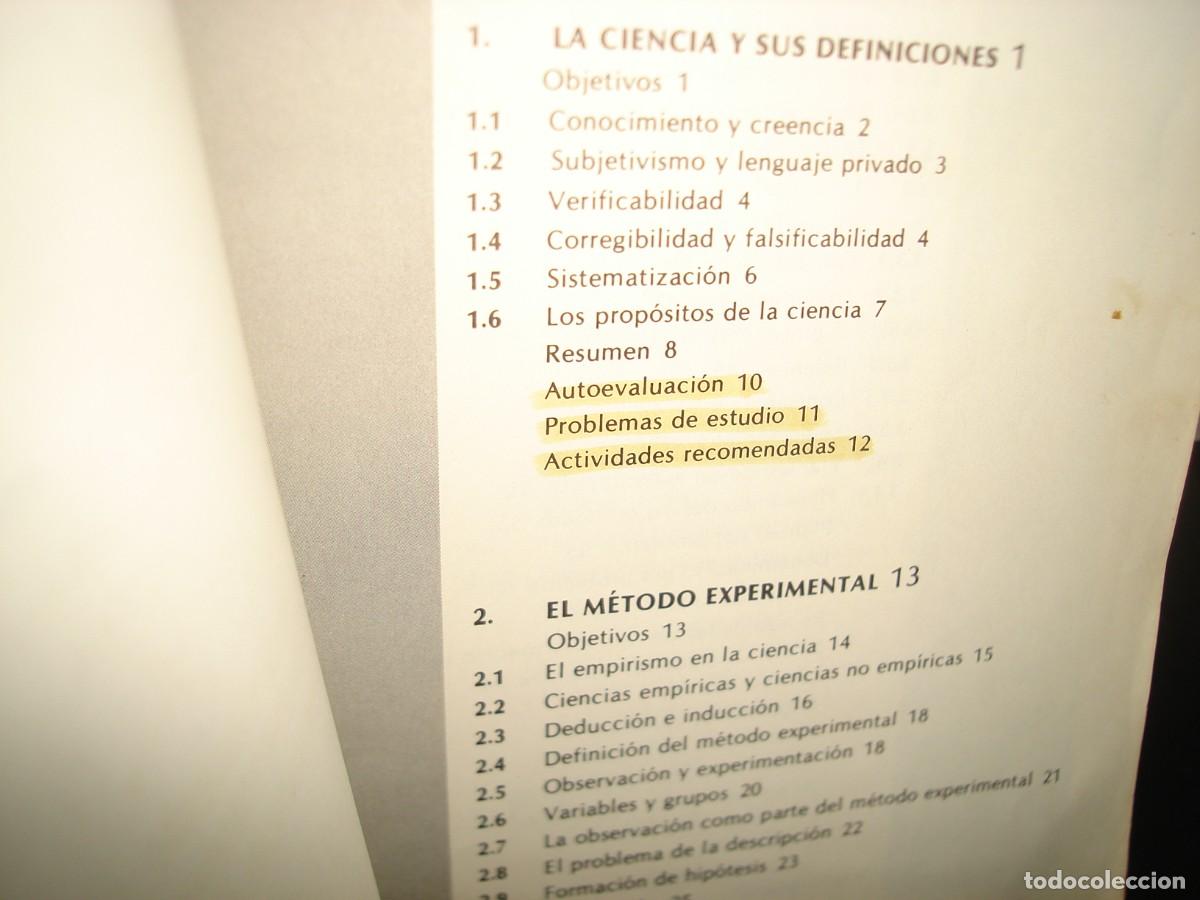 Libros de segunda mano: 22- EL M&Eacute;TODO EXPERIMENTAL - JOS&Eacute; G&Oacute;MEZ ROMERO - Foto 3