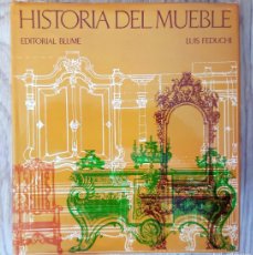 Libros de segunda mano: HISTORIA DE MUEBLE, LUIS FEDUCHI, BLUME 1994 659 PAG TAPA DURA CON SOBRECUBIERTA