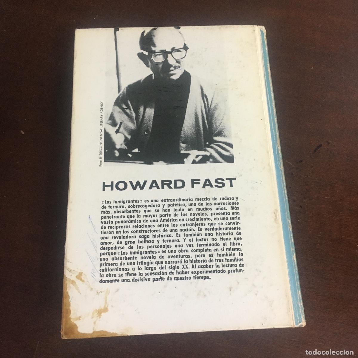 Libros de segunda mano: LOS INMIGRANTES - HOWARD FAST REF: 1055 - Foto 5