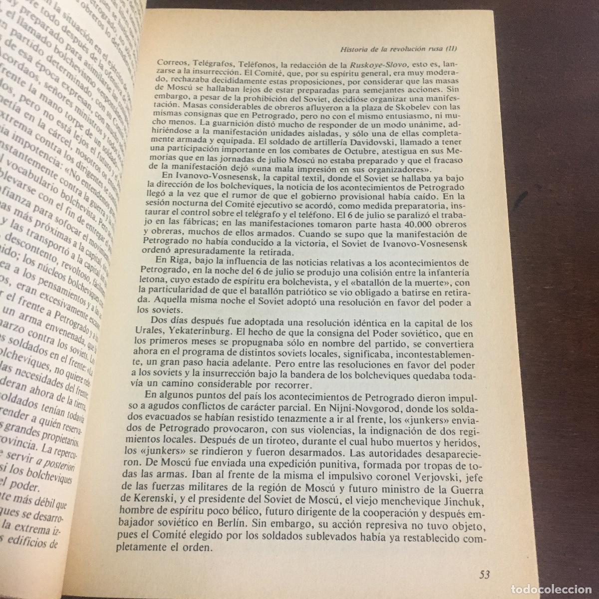 Libros de segunda mano: LEON TROTSKI. HISTORIA DE LA REVOLUCION RUSA (II) REF: 1088 - Foto 2