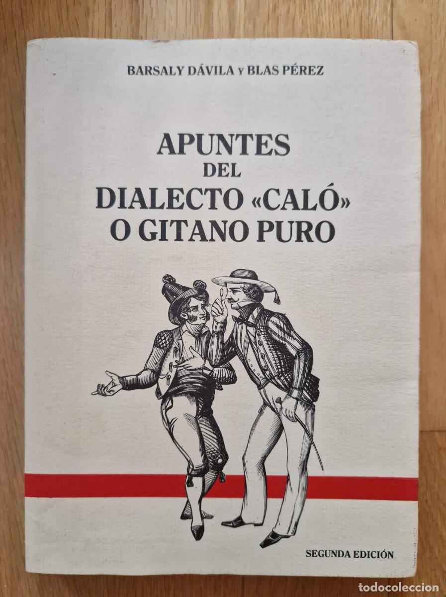 Libros de segunda mano: BARSALY DAVILA - APUNTES DEL DIALECTO CAL&Oacute; O GITANO PURO - Foto 1