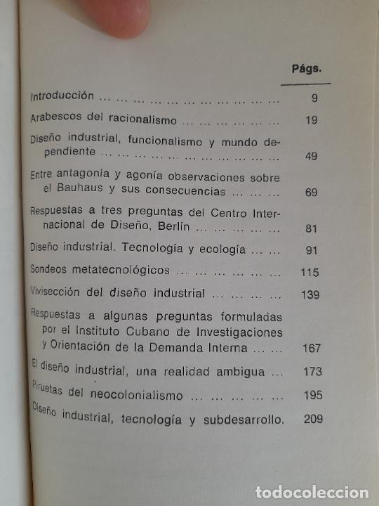 Libros de segunda mano: Raro. Dise&ntilde;o industrial, Bonsiepe, - Foto 5