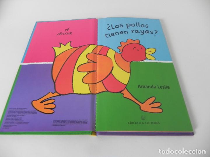 Libros de segunda mano: &iquest;LOS POLLOS TIENEN RAYAS? (AMANDA LESLIE ) CIRCULO DE LECTORES-2000 - Foto 3
