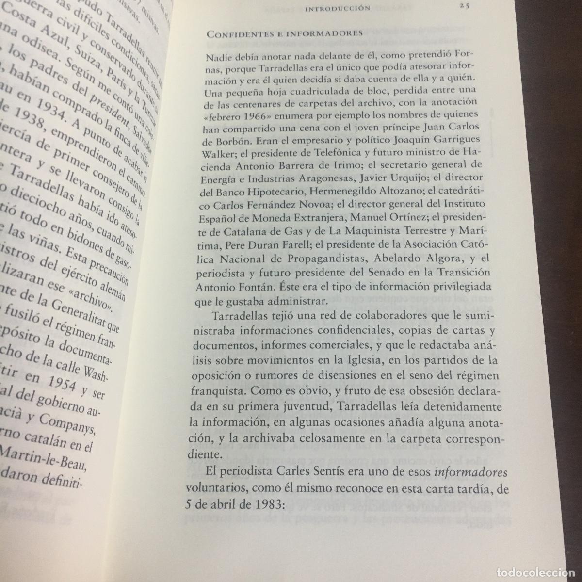 Libros de segunda mano: TARRADELLAS, TESTIGO DE ESPA&Ntilde;A - JES&Uacute;S CONTE REF: 1112 - Foto 2