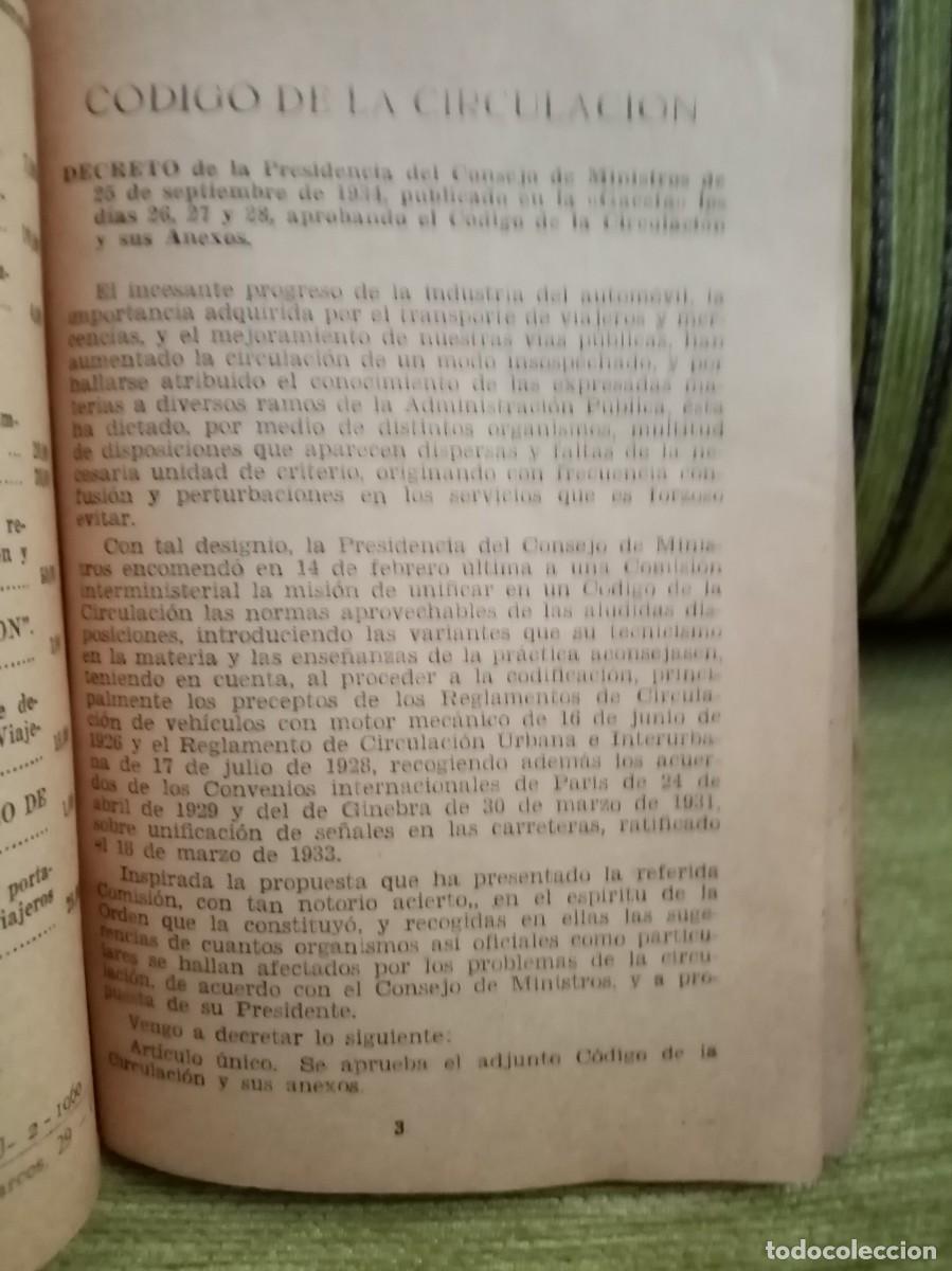Libros de segunda mano: C&Oacute;DIGO DE CIRCULACI&Oacute;N - Foto 6