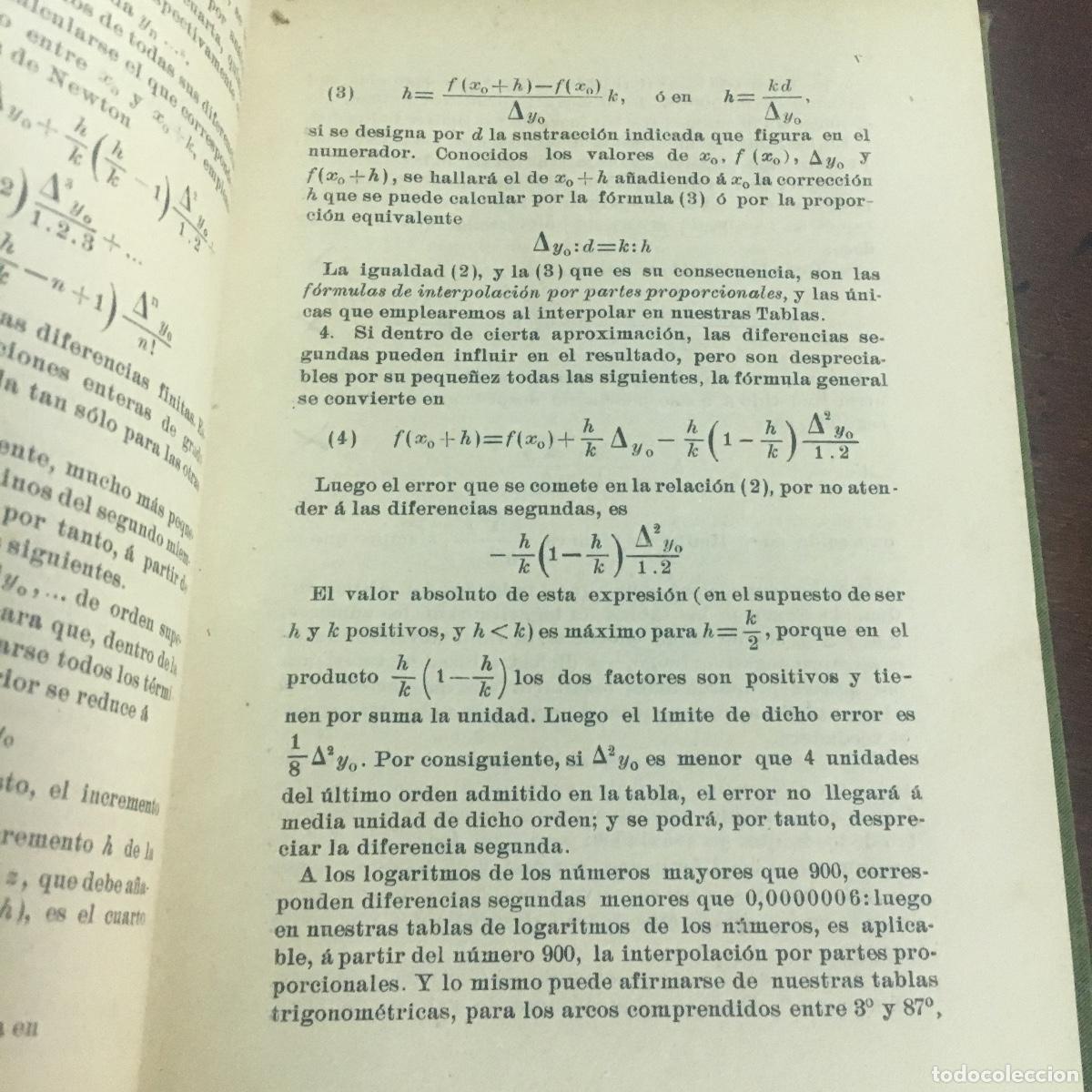 Libros de segunda mano: TABLAS DE LOGARITMOS REF: 1148 - Foto 2