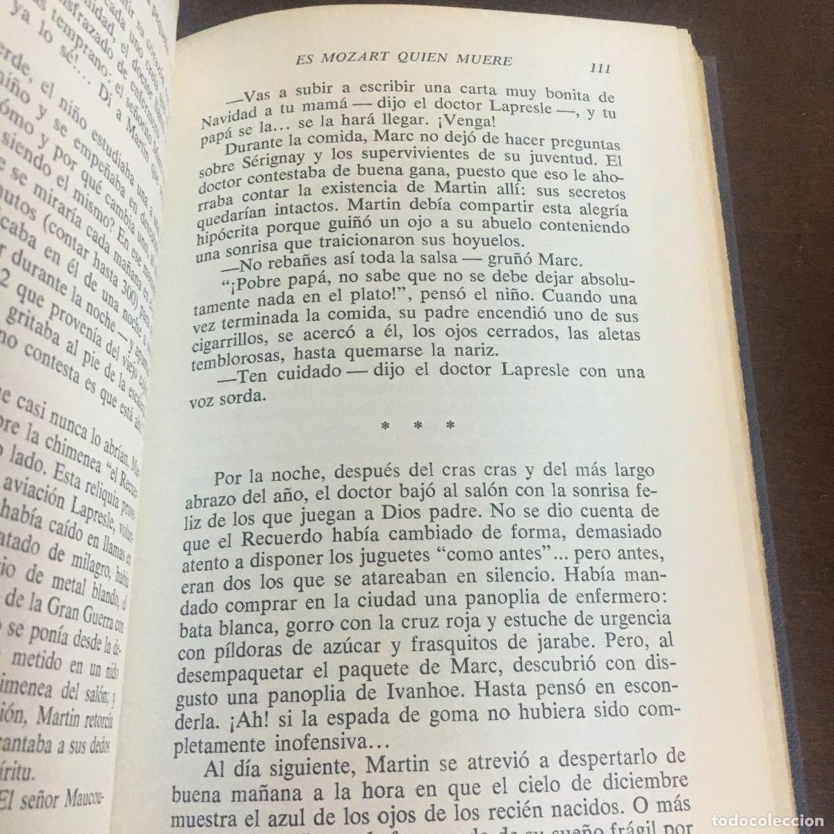 Libros de segunda mano: Es Mozart quien muere. Gilbert Cesbron. REF: 1176 - Foto 4
