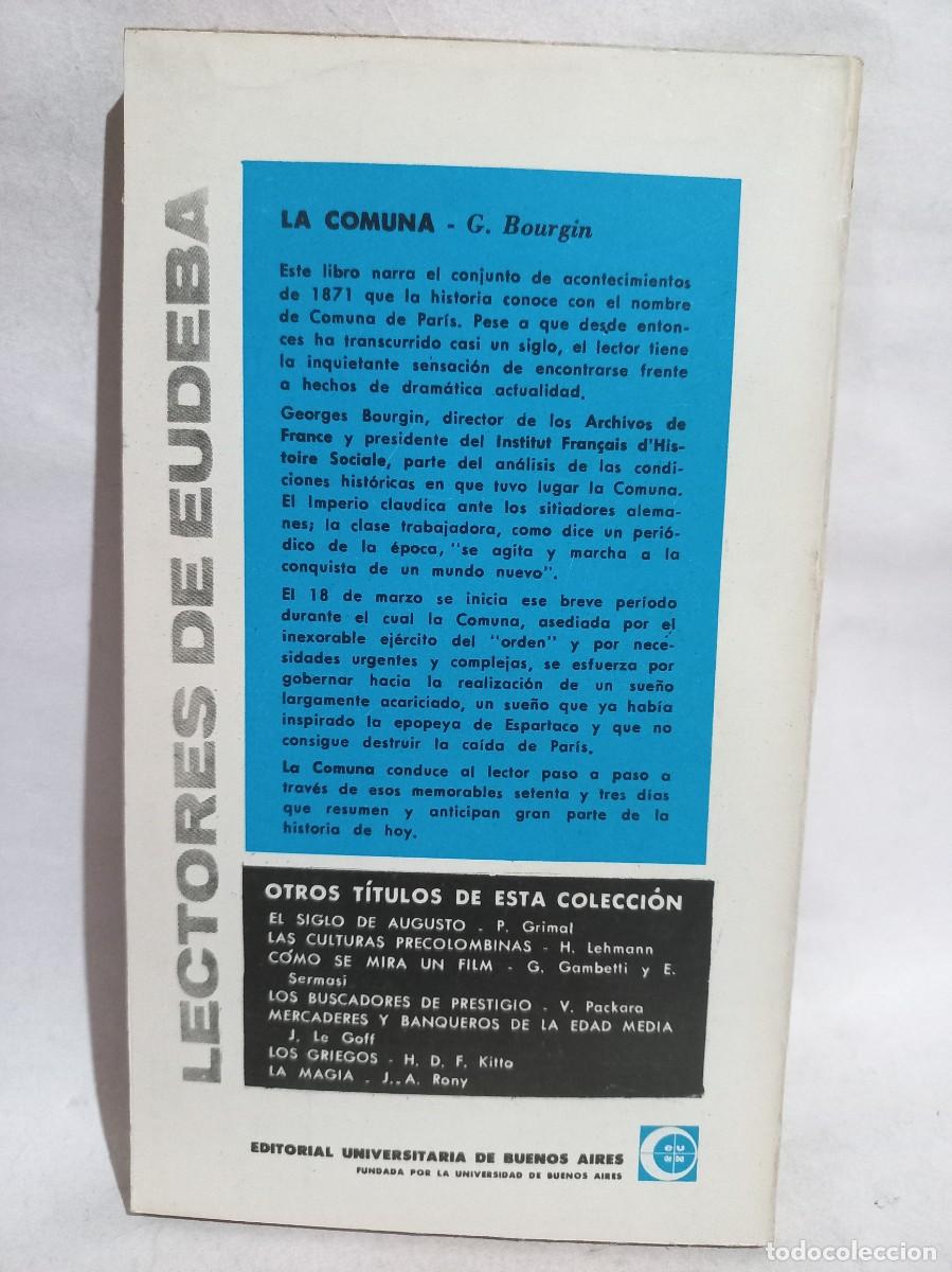 Libros de segunda mano: Georges Bourgin - La Comuna - 1966 - Foto 3