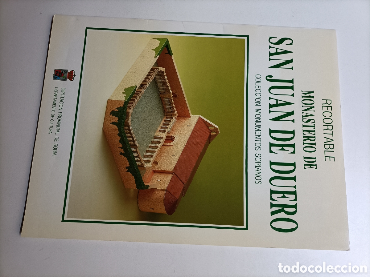 Libros de segunda mano: Recortable Monasterio de San Juan de Duero . monumentos sorianos soria