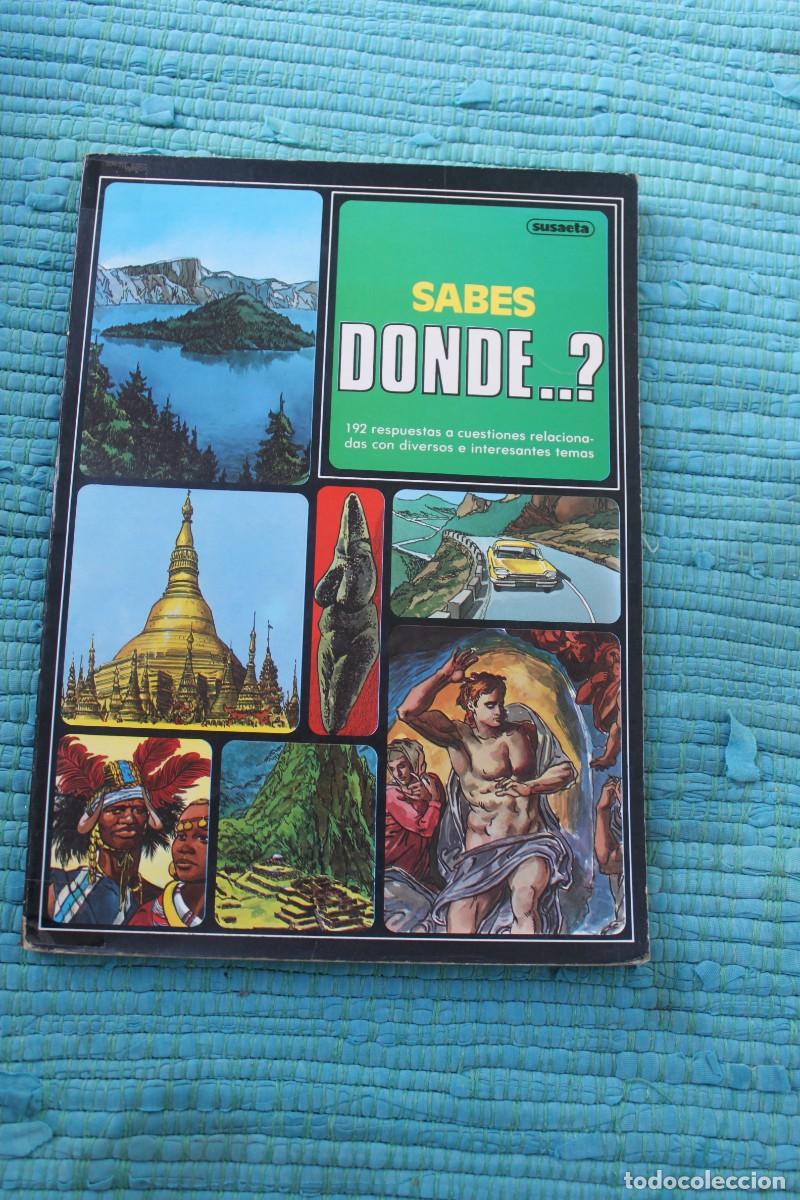 Libros de segunda mano: SABES DONDE ...? SUSAETA - Foto 1