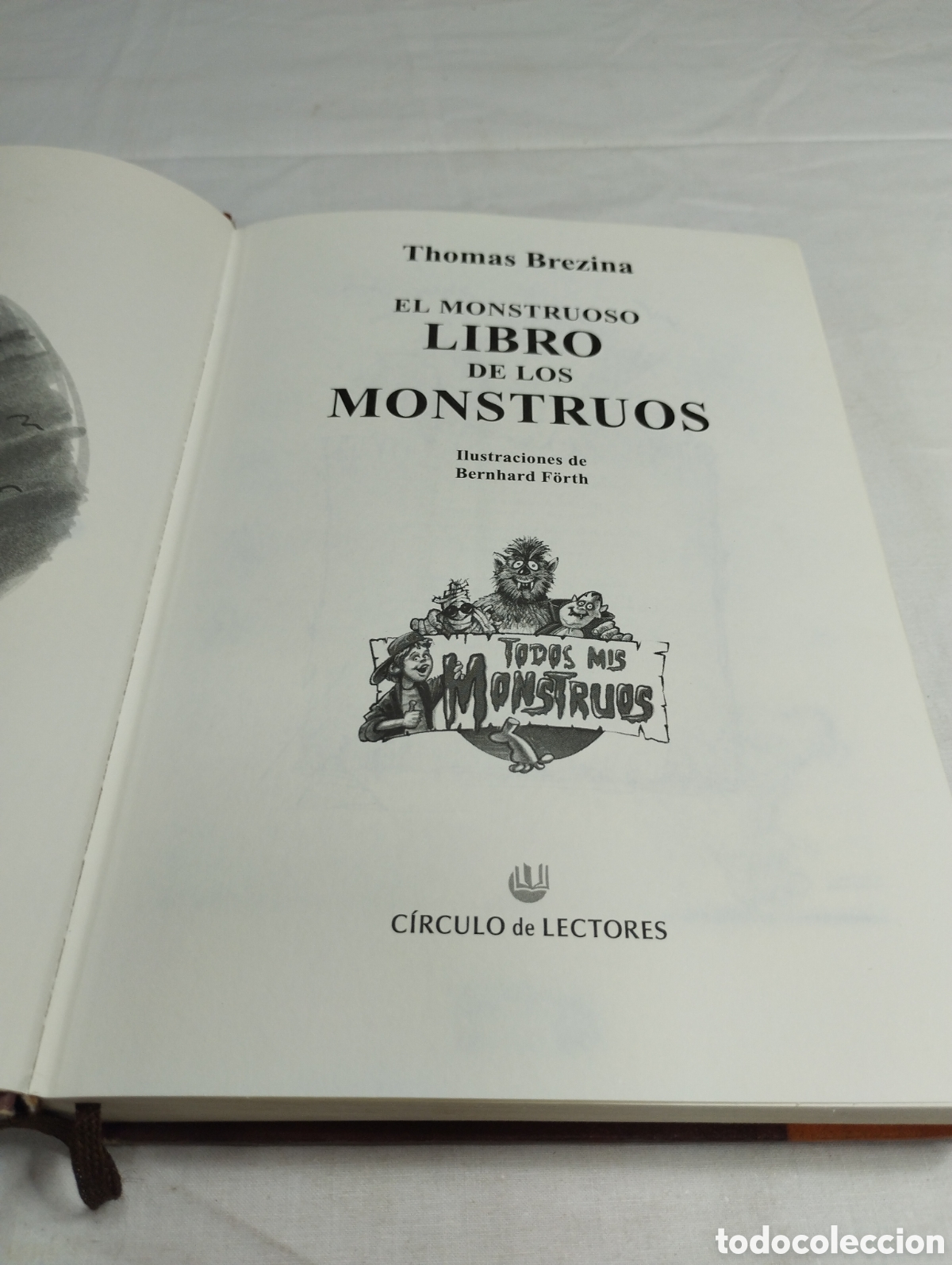 Libros de segunda mano: El monstruoso libro de los monstruos. Thomas Brezina, 1999 KKB - Foto 3