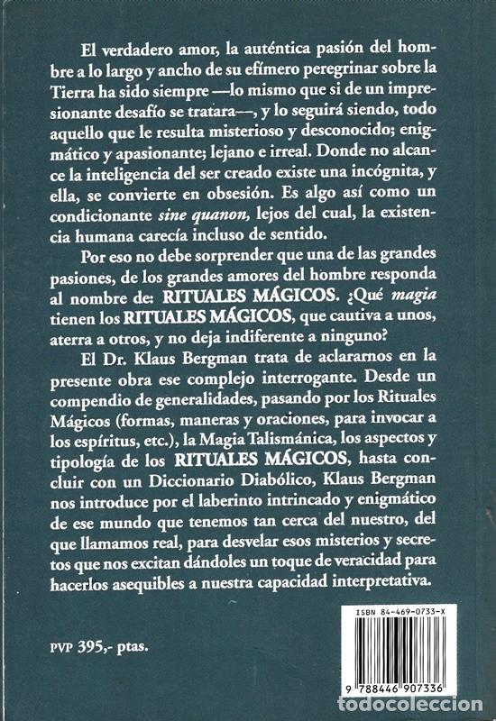 Libros de segunda mano: RITUALES M&Aacute;GICOS EL PODER DE LAS RAZONES OCULTAS - Foto 2