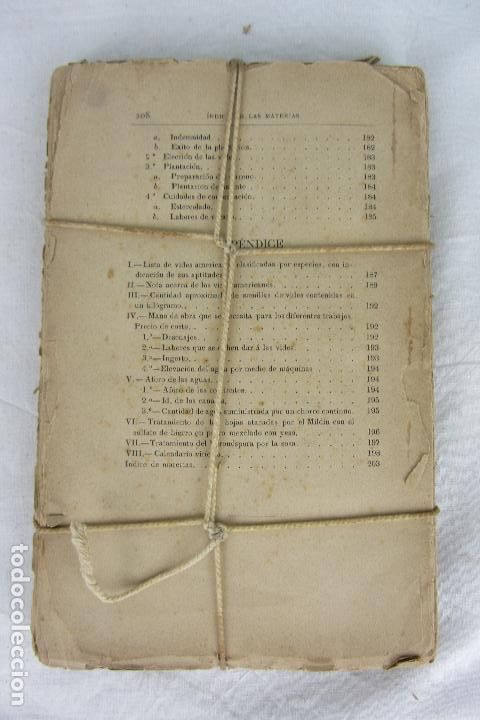 Libros de segunda mano: Gustavo Fo&euml;x: Manual pr&aacute;ctico de Viticultura, 1885 - Foto 3