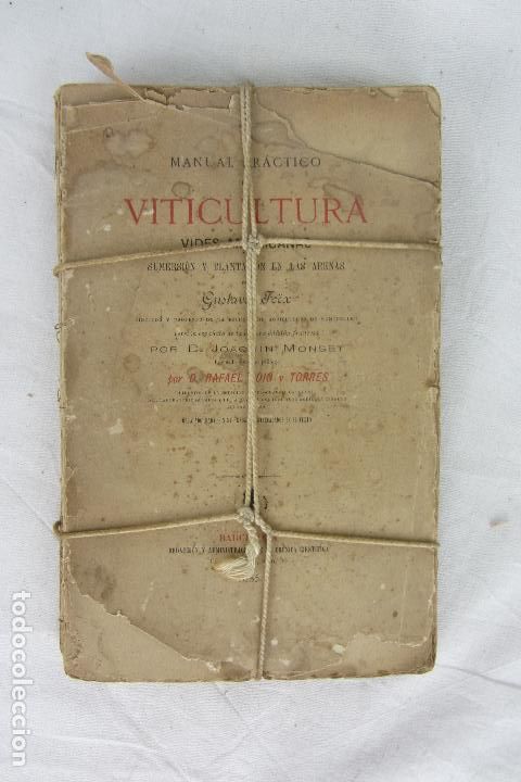 Libros de segunda mano: Gustavo Fo&euml;x: Manual pr&aacute;ctico de Viticultura, 1885 - Foto 1